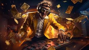 Không gian casino sang trọng với nhiều bàn chơi trực tuyến tại bongda24